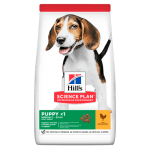 Hill's Science Plan Medium Puppy - суха храна за кученца до 1 г., с пилешко, средни породи