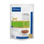 Virbac VETERINARY HPM Diet Сat Urology Dissol. Prev. U2 - пауч за котки, предотвратява образуването струвитни камъни и кристали, 85 г