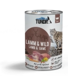 TUNDRA - консервирана храна за израснали котки, вкус: агнешко и дивечово месо 