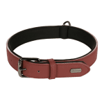 Flamingo  Leather collar - нашийник за кучета, 15мм х 29/35см червен