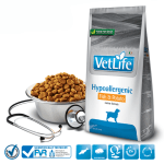 Vet Life Hypoallergenic Fish & Potato Canine - пълноценна хипоалергенна храна за кучета при хранителни алергии, риба и картофи