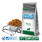 Vet Life Obesity Canine - пълноценна диетична храна за намаляване на наднормено тегло при кучета със затлъстяване