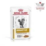 Royal Canin FELINE URINARY S/O MODERATE CALORIE - лечебна храна за котки, пауч при заболявания на уринарния тракт, 12х85 г