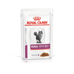 Royal Canin Feline Renal - лечебна храна за котки, паучове при бъбречни проблеми, различни вкусове, 12х85 г