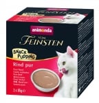 animonda Vom Feinsten cat - пудинг за котки, с говеждо, кутия с 3 пудинга, 3х85 г