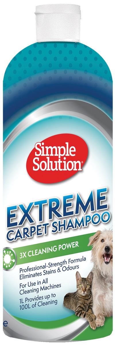 Шампоан за килими Simple Solution Extreme Carpet Shampoo, 1 000 мл