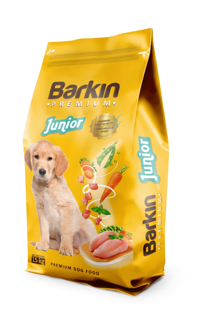 Barkin Premium Junior храна за малки кученца от всички породи до 1 год., 15 кг