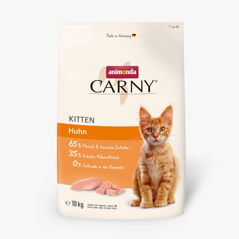 Carny Dry Food Kitten With Chicken - храна за малки котета с пилешко месо, 10 кг