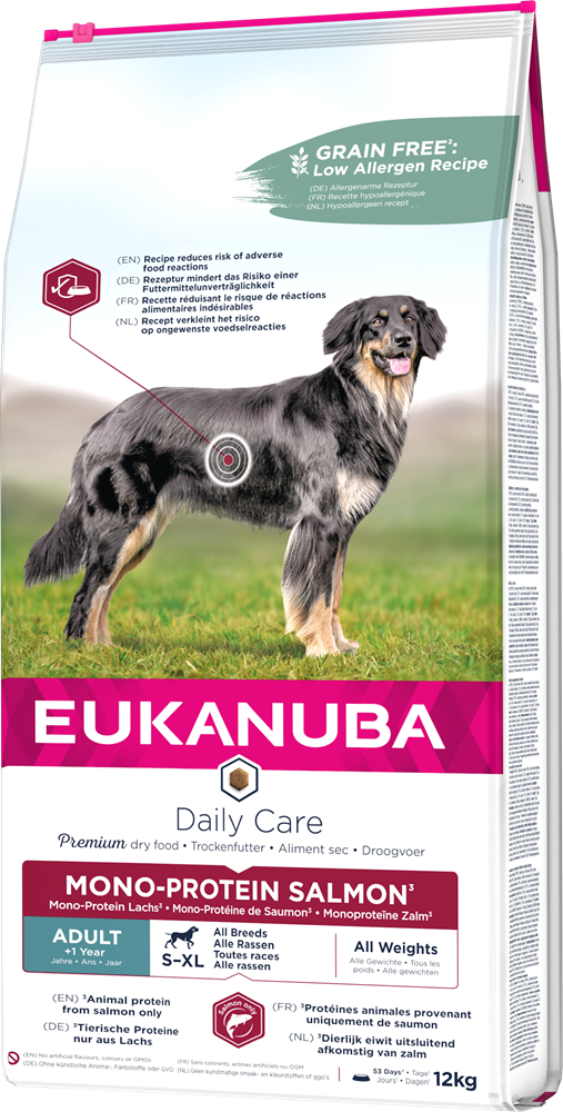 EUKANUBA DAILY CARE MONO PROTEIN SALMON 12 кг