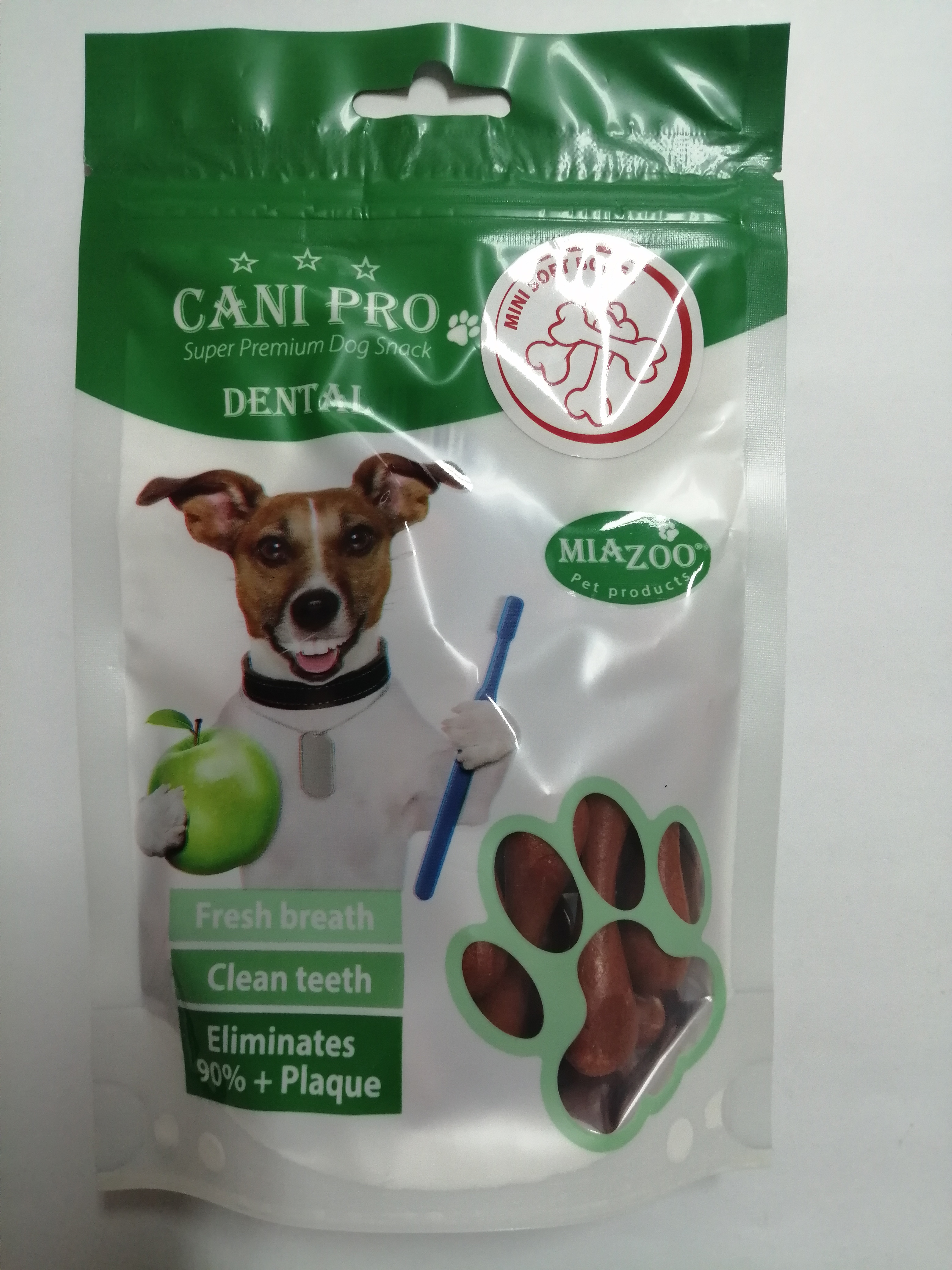Cani Pro Dental - дентални мини кокалчета за кучета, с аромат говеждо