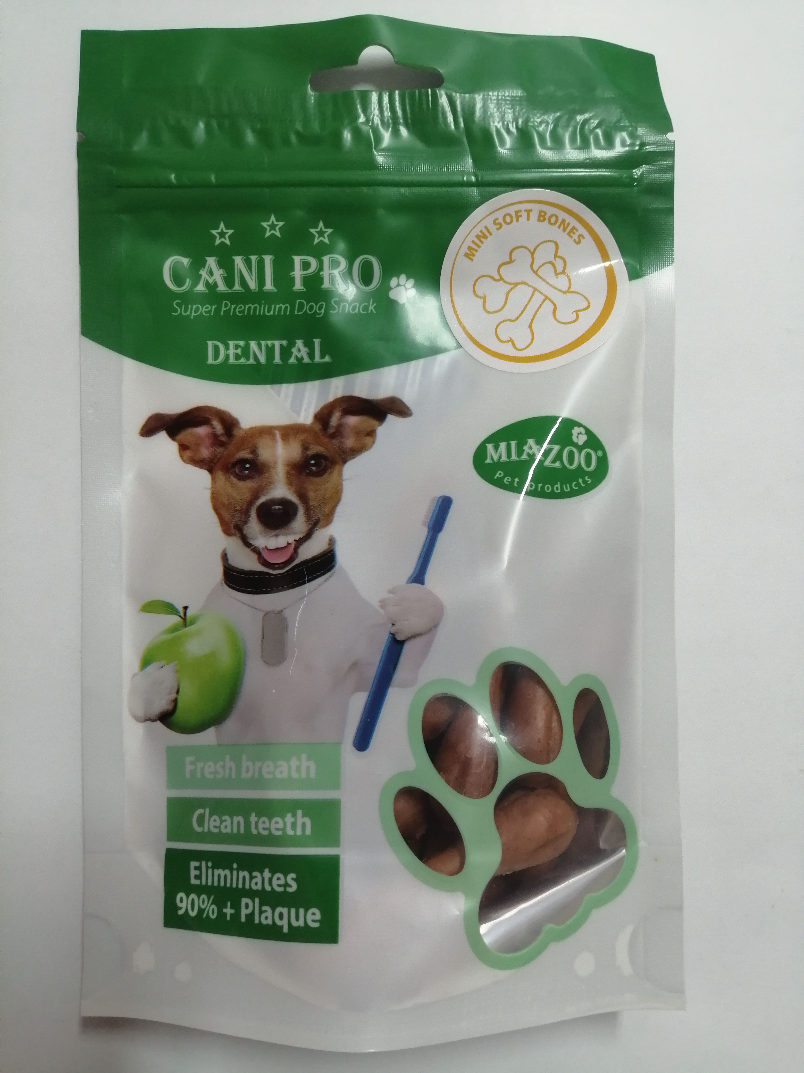 Cani Pro Dental - дентални мини кокалчета за кучета - с аромат на пиле, 84 гр