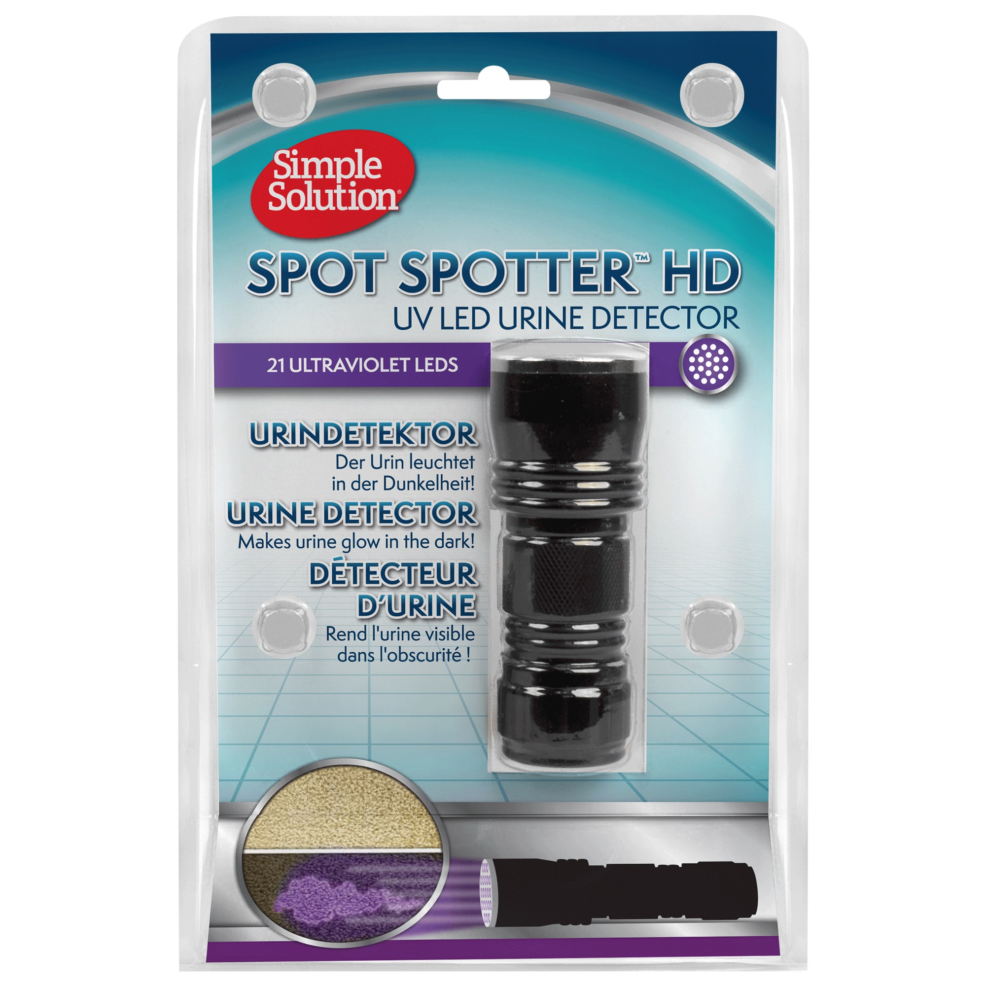 Детектор за петна от урина Simple Solution Spotter UV