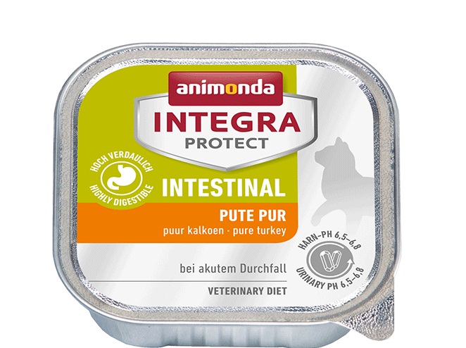 Лечебна храна за котка Animonda Integra Protect Intestinal, 100гр  (2.62 лв за брой в стек)