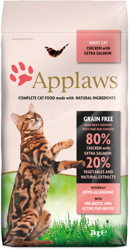 Храна за котка Applaws Cat Adult Salmon&amp;Chicken сьомга и пиле, 2 кг