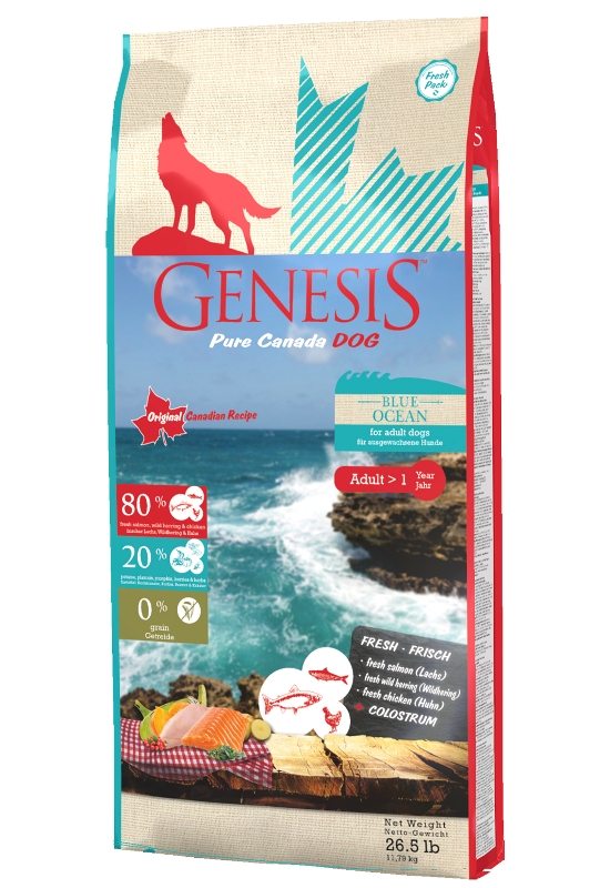 Храна за куче Genesis Blue Ocean Skin&amp;Coat - с диво уловена риба