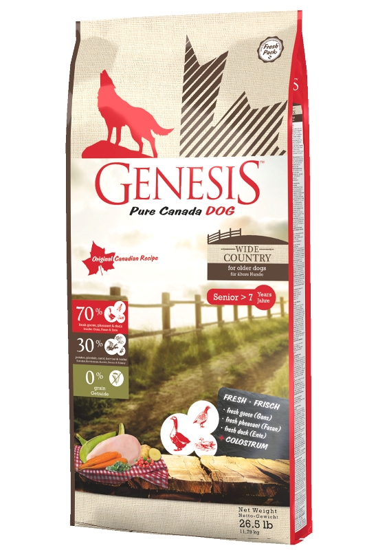 Genesis Wide Country Senior - храна за кучета над 7 годишна възраст