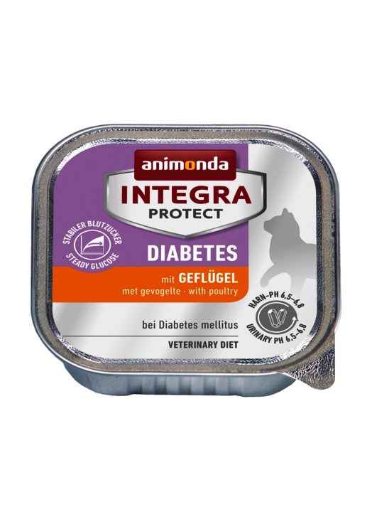 Лечебна храна за котка Animonda Integra Protect Diabets, птиче 100гр