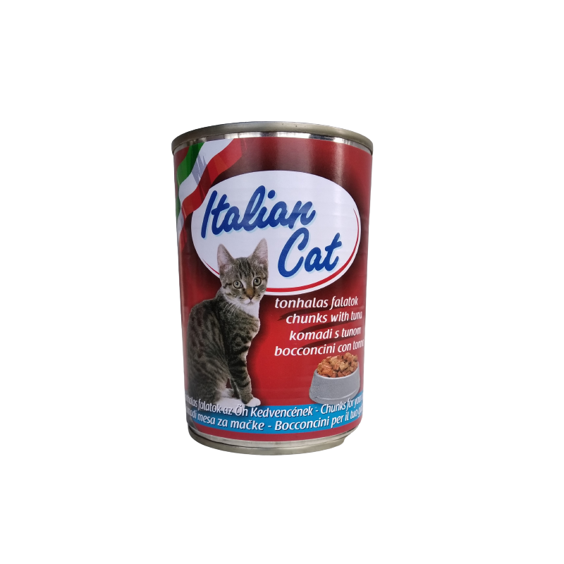 Italian Cat консерва за котки, хапки в сос с риба тон, 405 г