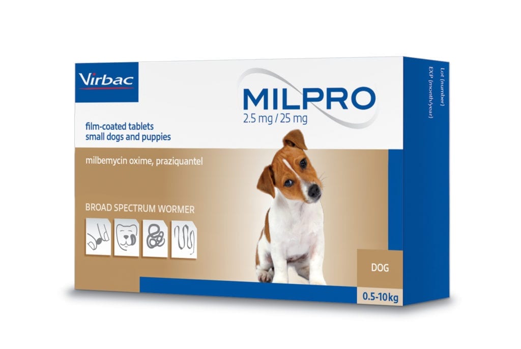 MILPRO Virbac таблетки за обезпаразитяване за кучета