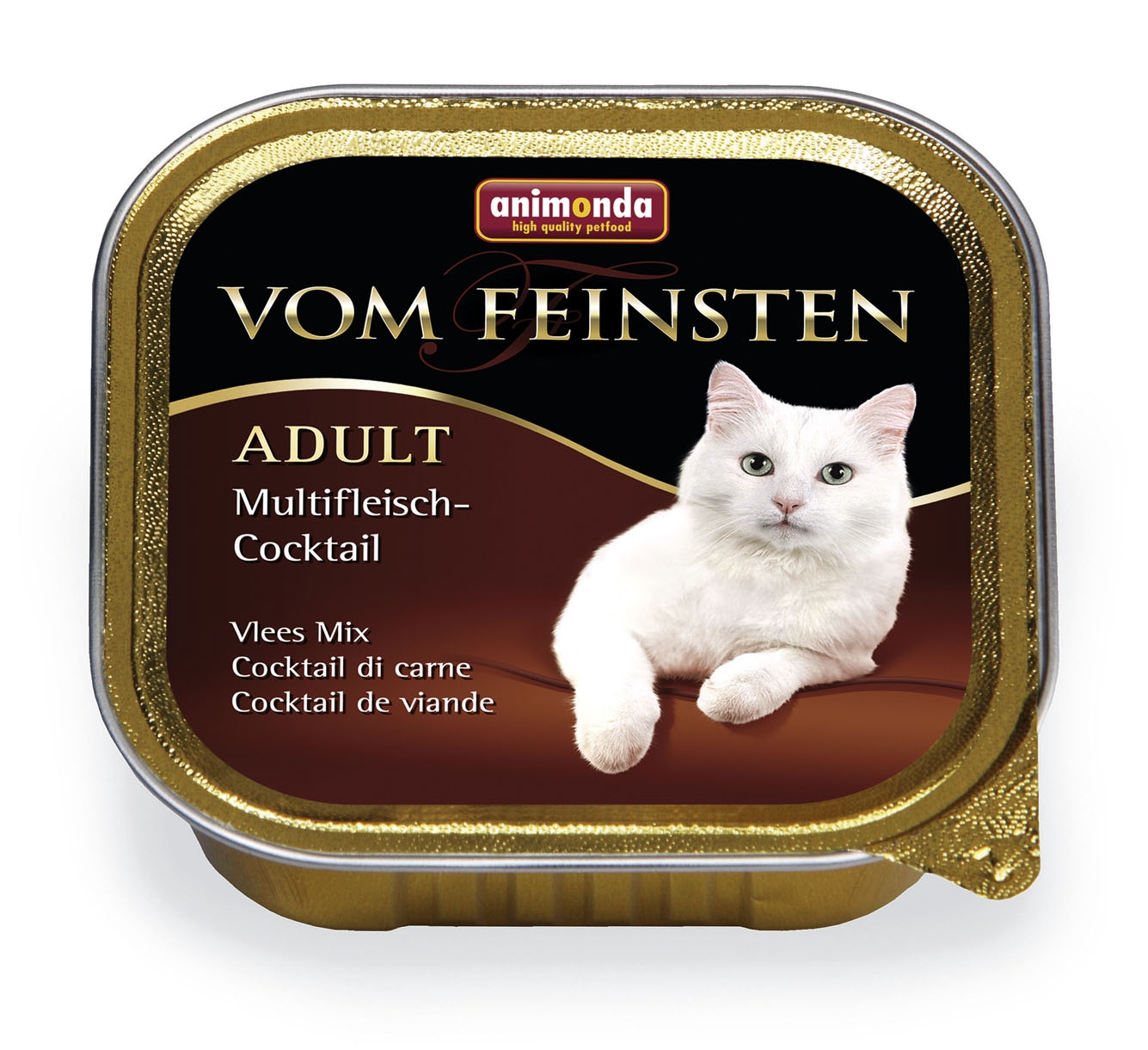Пастет за израснали котки Animonda Vom Feinsten Adult, 100 гр  (1.84 лв за брой в стек)