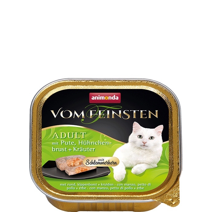 Пастет за котки Animonda Von Feinsten 2 в 1, 100 гр (1.72 лв за брой в стек)