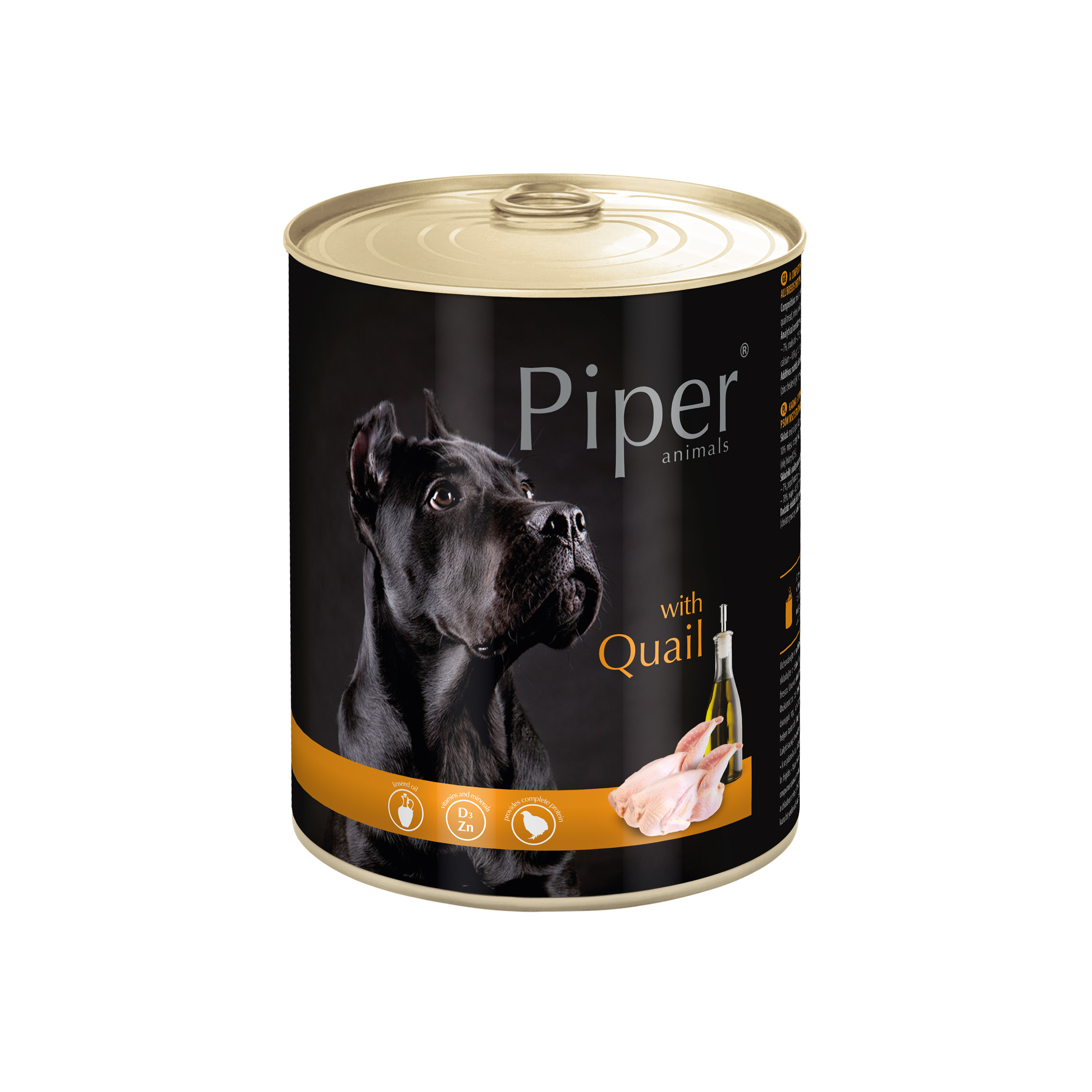 Piper консерва - пъдпъдъци, 800 гр