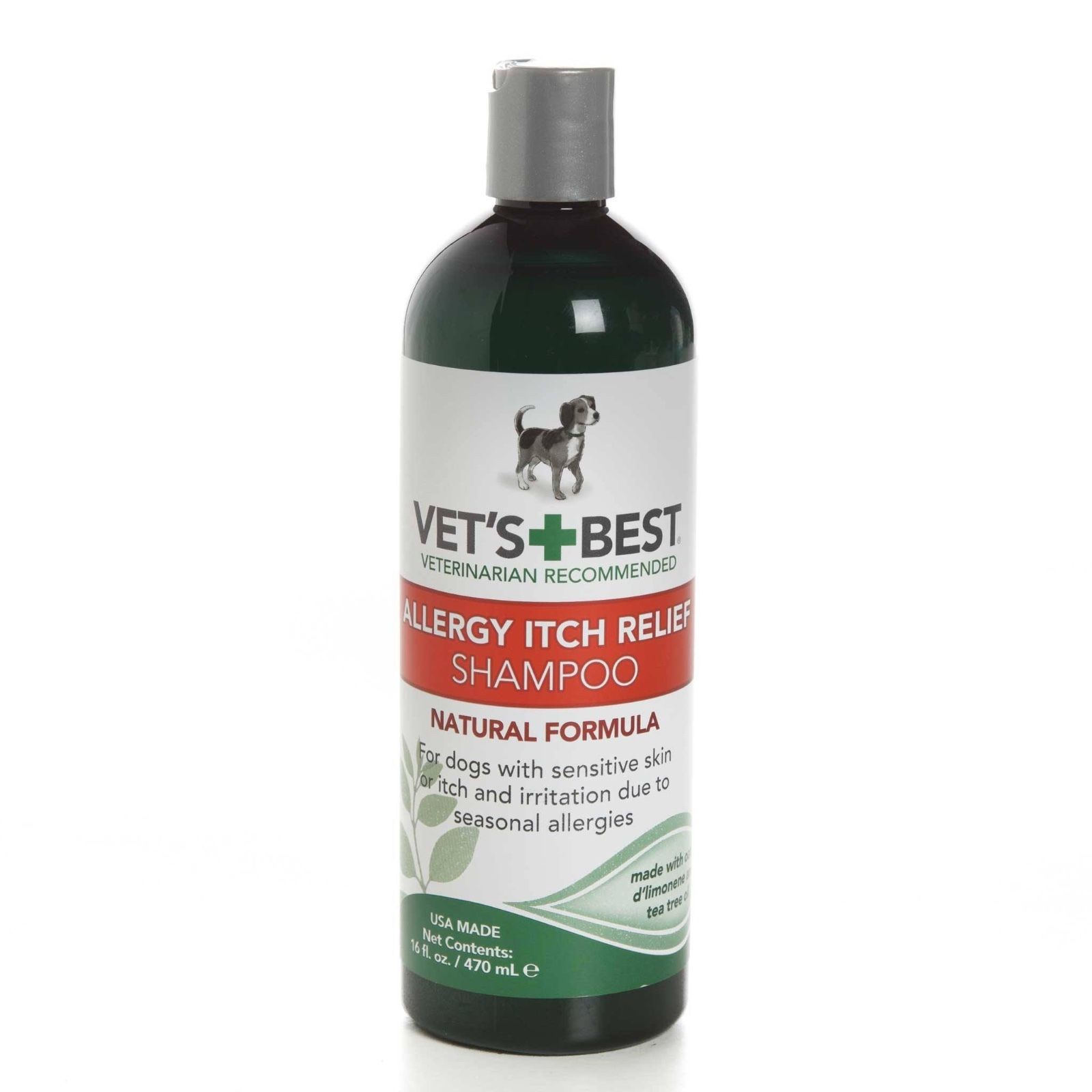 Шампоан за кучета Vet's Best Allergy Itch Relief антиалергичен, 470 мл