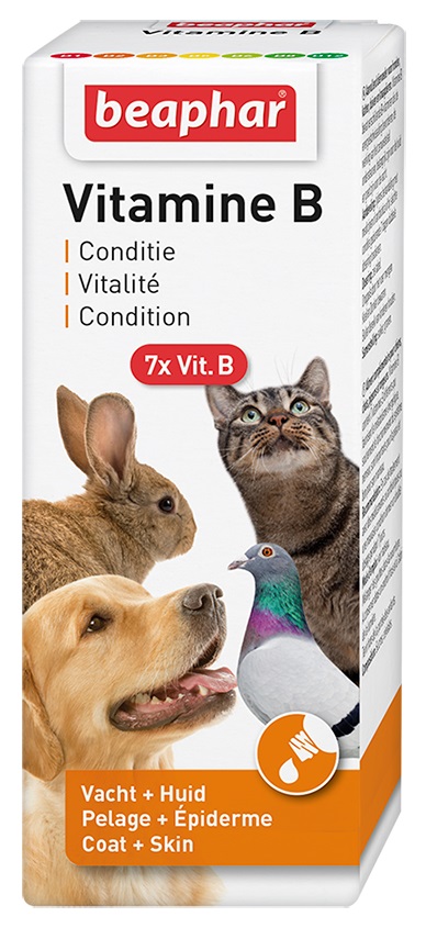 Beaphar Витамин Б за кучета, котки, птици и малки животни - течна форма, 50 мл