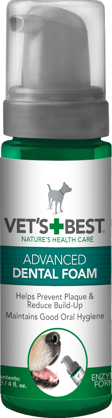 Vet's Best Advanced Dental Foam Дентална пяна за кучета с ензими, здравец, мента и карамфил 150 мл
