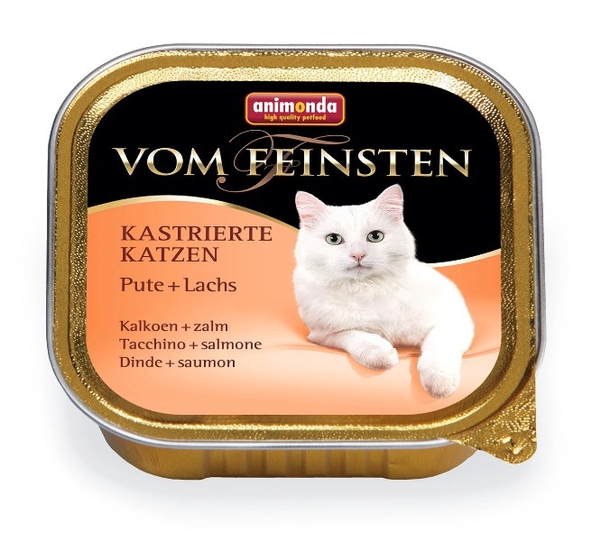Vom Feinsten Castrated пастет за кастрирани котки, 100 гр, 32 бр (1.86 лв за брой в стек)