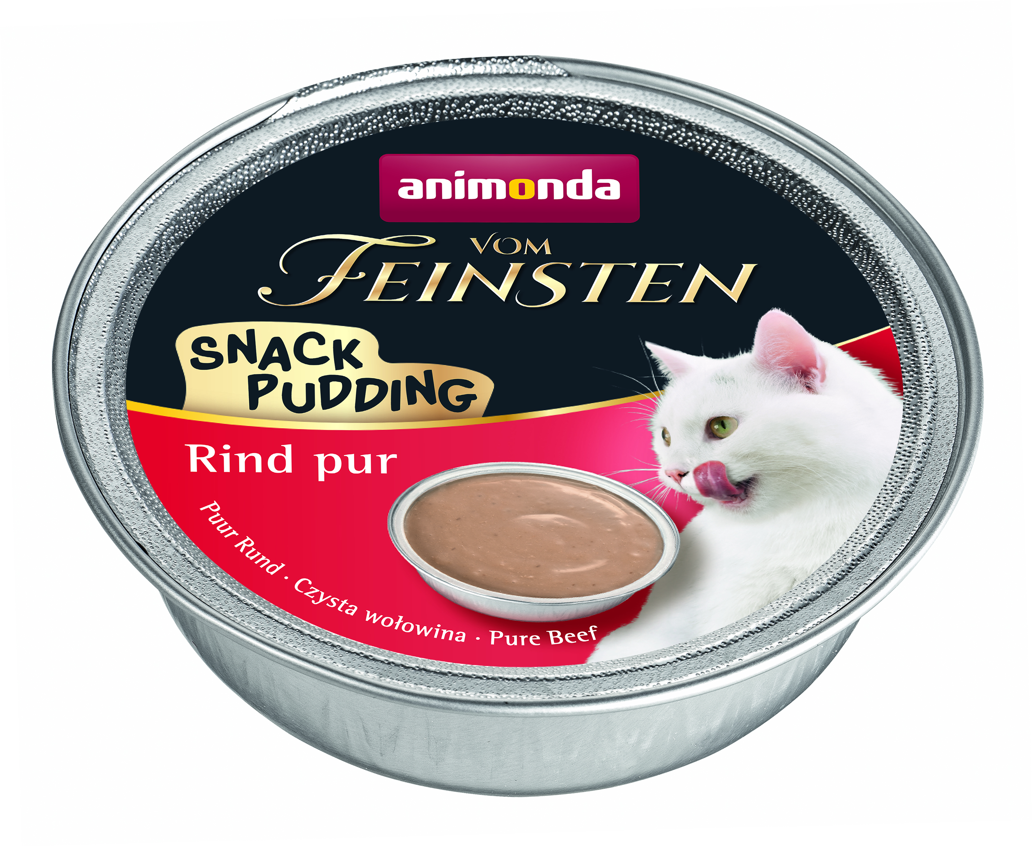 animonda Vom Feinsten cat - пудинг за котки, с говеждо, 3 х 85 г