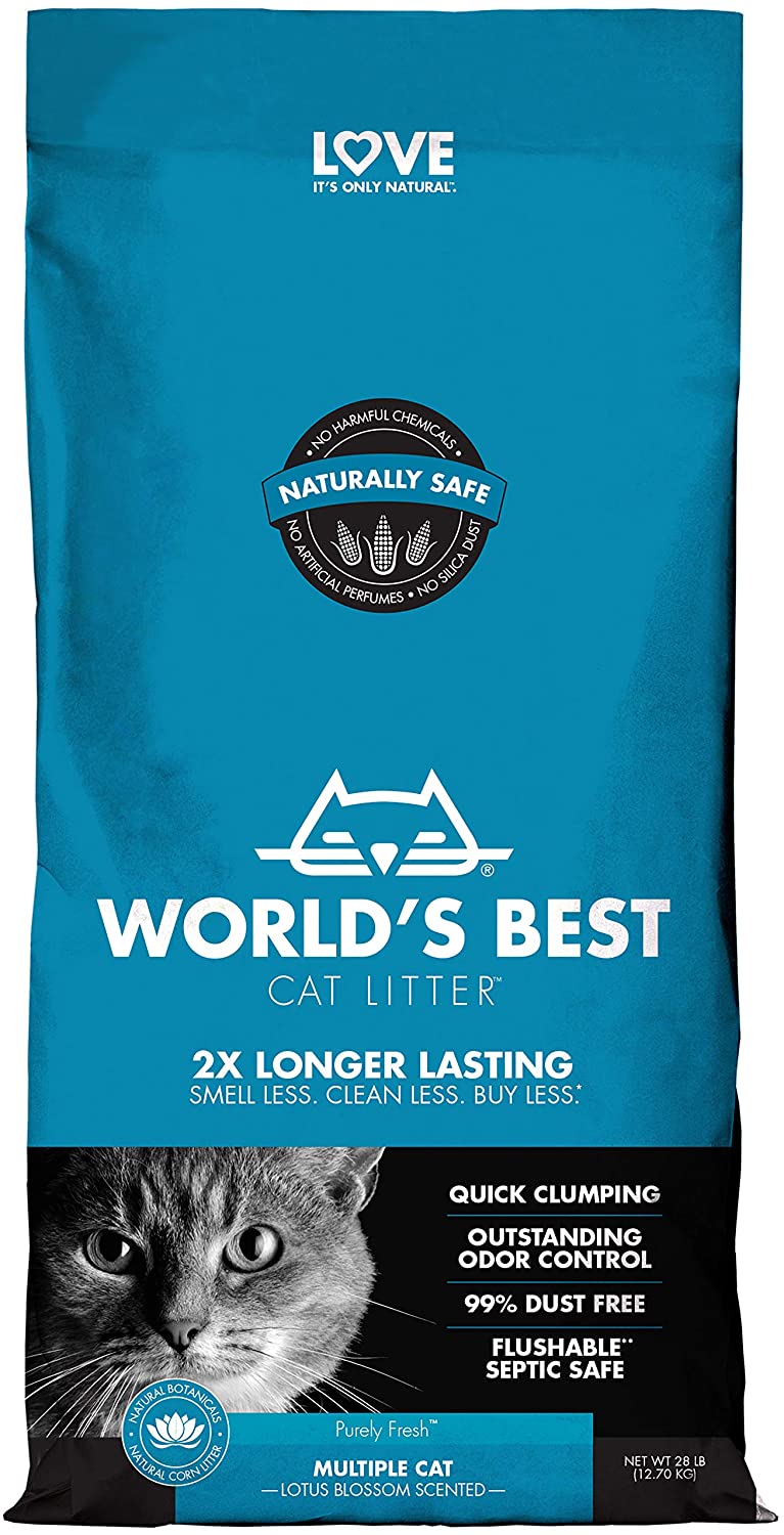 【World's Best Cat Litter Lotos】 постелка за котешка тоалетна с аромат